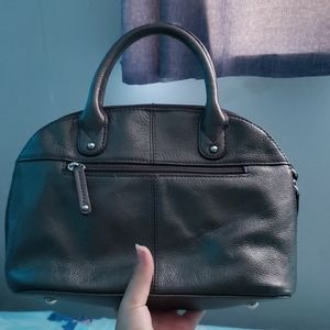 Tignanello silver metallic purse